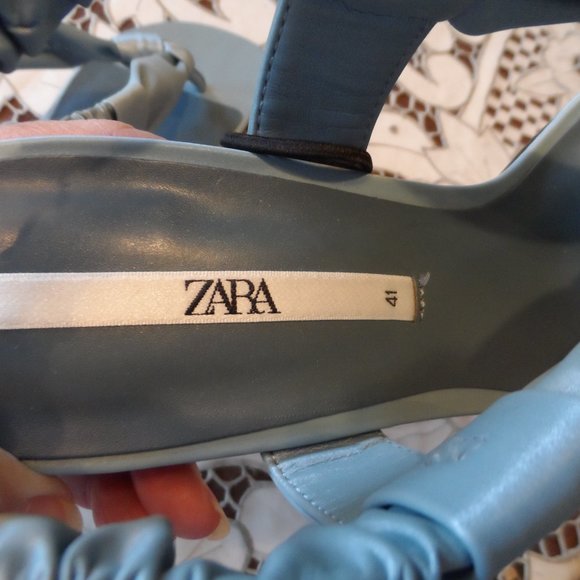 Zara Blue Women's Sandals - Picture 5 of 6